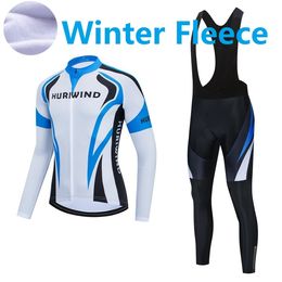 2024 Pro Mens Winter Cycling Jersey Set Long Sleeve Mountain Bike Cycling Clothing Breathable MTB Bicycle Clothes Wear Suit M2