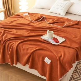 Blankets Throw Blanket Thickened Autumn Winter Milk Velvet Double-sided Shawl Quilt Suitable For Leisure Nap Bedroom Sofa Office