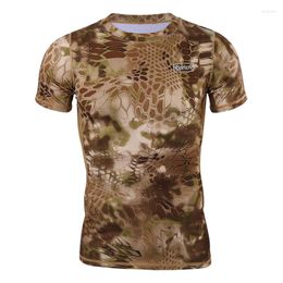 soldier shirt NZ - Men's T Shirts ESDY Outdoor 2022 Summer Python Riding Short Sleeve Fishing Tactical Jungle Adventure Camping Military Soldier For Men