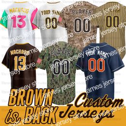 Baseball Jerseys Fernando Tatis Jr Jersey Manny Machado Yu Darvish Tony Gwynn Blake SNELL Musgrove Eric Hosmer Jake Cronenworth Brown Is Back Jerseys