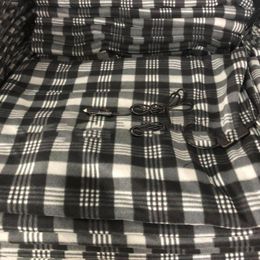Car Seat Covers For Winter Cold Weather Electric 12V Plaid/Stripe Heated Blanket Trucks