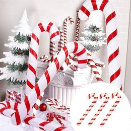 Christmas Decorations 90CM Inflatable Christmas Candy Canes Inflatable Candy Sticks for Christmas Indoor Outdoor Decoration 2023 Year Party Favors 220901