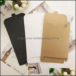 Packing Boxes Greeting Card Packing Cardboard Box Envelope Type Postcards Gift Boxes 15.5X10.8X1.5Cm 268 S2 Drop Delivery 2021 Office Dhy6C