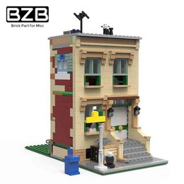 best tv shows Canada - Blocks BZB MOC American TV Show Town Street Modular Building Blocks Model Architecture House Bricks Set Kids Toys Children Best Gifts T220901