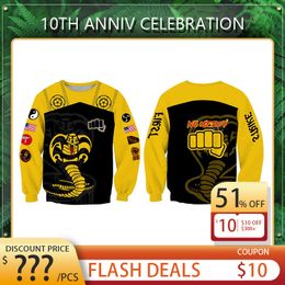 Mens Jacket Hip Hop Men Sweatshirts U.S. drama Cobra Printing Thin Jacket Coats XS-5xl