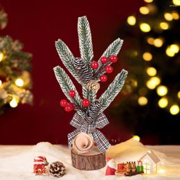 Christmas Decorations Fine Workmanship Great Battery Powered Mini Xmas Tree Festival Prop Desktop Star Ornament For