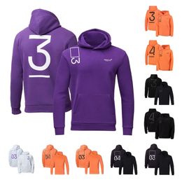 F1 Hoodie Formula 1 Racing Fans Pullover Hoodies Autumn Winter New Streetwear Oversized Sweatshirt Team Logo Hooded Coat Jersey