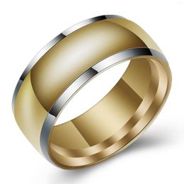 Wedding Rings Titanium Stainless Steel For Men Double Side Fashion Jewellery Good Quality