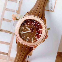Роскошные часы для мужчин Механические эс -силиконовые знаменитые бренд Граната Женева спортивные часы