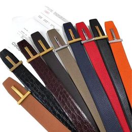 business clothes for men UK - Tom Belt Men Clothing Accessories Business Belts Big Buckle Fashion Luxury Designer Women High Quality Genuine Leather Waistband W252U2274I