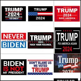Banner Flags 2024 Mixcolor Campaign For Us Presidential Flag Design Diversity Election Flags Banners Drain The Swamp Save America Aga Dh0Gi