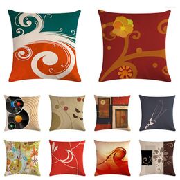 Pillow Art Geometric Abstract Pattern Printed Throw Pillows Cover Case For Living Room Decoration TX14