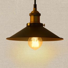 Pendant Lamps Vintage Iron Black Lamp Chandelier Ceiling Cottage Living Decor Luzes De Teto Ventilador Techo Lamparas