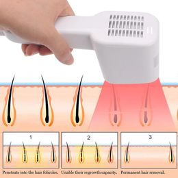 Portable ice cool painless permanent hair removal laser machine