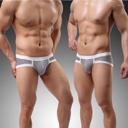 Underpants Men Underwear Sexy Briefs Modal Panties Breathable Gay U Convex Pouch Jockstrap Hombre Cueca Printed Soft