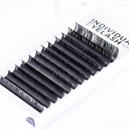 False Eyelashes 1 Box 0.05/0.07mm Super Soft Circle Fake Graft Single Lashes 8 To 15mm 12 Lines Individual Eyelash Extension