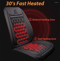 Car Seat Covers 1PCS Heated Cover 30' Fast Heating Cushion 12-24v Protector 25W Universal Heater High/Mid/Low