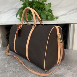 luxury fashion men women high-quality travel duffle bags brand designer luggage handbags With lock large capacity sport bag size 52802