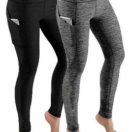 Women's Leggings High Waist Legging Pockets Fitness Bottoms Running Sweatpants for Women QuickDry Sport Trousers Workout Yoga Pants 220902