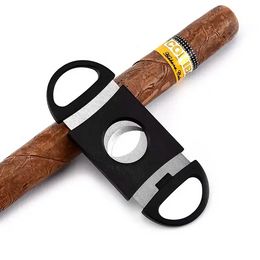 DHL Stainless Steel Cigar Cutter Pocket Zigarren Double Blades Smoking Cutting Accessories Tool B0901