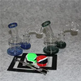 Glass Bongs Dab Oil Rigs Hookah Heady Glass Pipes 14mm bowl Bubbler Water Pipe beaker Hookahs