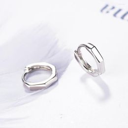 Hoop Earrings 925 Sterling Silver Fashion Ultra-small Ear Bone Arc-shaped Ring Mini Circle Buckle Simple Wild Trend Women Men Jewe