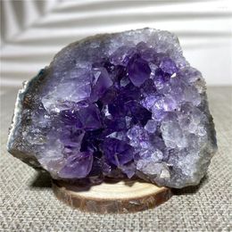 Decorative Figurines Natural Stone And Crystal Amethyst Agate Geode Quartz Specimen Meditation Wicca Reiki Healing Ornments For Home