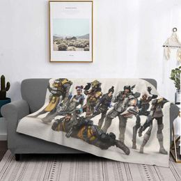 Blankets Apex Legends Crypto Shooting Game Blanket Flannel Spring Autumn Characters Warm Throws For Winter Bedding