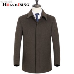 Men's Suits Blazers Autumn Classic Men Cashmere Jackets Long Wool Thicker Warm Windbreaker Jaqueta Masculina Leisure Peacoat 5xl 19737 L220902