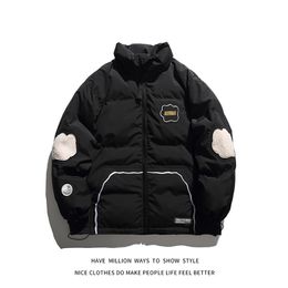 Womens Down Parkas Winter Coat Women Collection Thck Warm Furry Embroid Patchwork Female Oversize Streetwear Jacket Unisex Man Varsity Bread Coat 220902