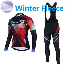 2024 Pro Mens Winter Cycling Jersey Set Long Sleeve Mountain Bike Cycling Clothing Breathable MTB Bicycle Clothes Wear Suit M10