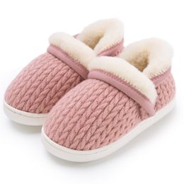 Slipper Baby Shoes Winter Slippers Warm Toddler Children Boys Girls Kids Soft Sole Cotton Shoes Anti-Slip 220902