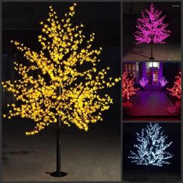 Christmas Decorations Outdoor Led Cherry Blossom Tree Lights Xmas Year Glowing Decorative Lamp Landscape