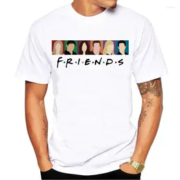 Men's T Shirts 2022 Printed Cartoon T-shirt Men Casual Graphics Friends TV Short-sleeved Shirt Summer Top Tee