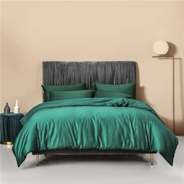 Bedding sets Svetanya Nordic Dark Green 100% Egyptian Cotton Bedlinens Ru Europe Queen King Family Size Set Fitted Sheet Duvet Cover Bedding 220901