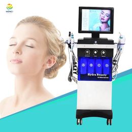 Portable Microdermabrasion Blackhead Remover Vacuum Beauty Machine 14 in 1 Ice Blue Facial Machine