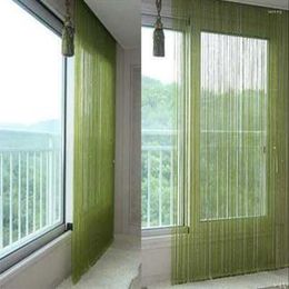 Curtain Decorative String 100 200/300 290CM Black White Grey Classic Line Curtains Window Blind Vanlance Room Divider