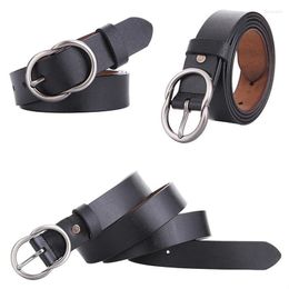 Belts Designer Belt For Women Alloy Buckle Female Wide Brown Black Red Strap Genuine Leather Waist Woman's Jeans 2.8cm