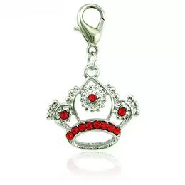 Keychain Favours Fashion Lobster Clasp Charms Dangle Rhinestone Pierced Imperial Crown Pendants DIY Making Jewellery Accessories FY5450 902