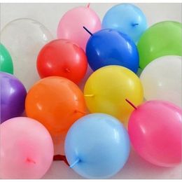 12 inch Link balloons Wedding decorations big size Tail ballon event Party Supplies 100pcs pack whole3148