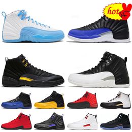 ovo 12 shoes Canada - basketball Running Shoes Basketball Shoes JUMPMAN 12S Basketball Shoes 12 Twist OVO White FIBA Utility Reverse Flu Game Royal University Gold Dark Concord Royalty