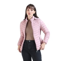 Mulheres para baixo parkas santelon inverno mulheres acolchoadas jaqueta casaco fino curto ao ar livre roupas de algodão quente portátil loja em saco ultraleve outwear 220902