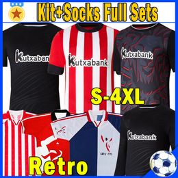 -22/23 Bilbao Soccer Jersey Fan Fans Version версия Retro Athletic Unai Simon I.Martinez Williams Berenguer Men Kid