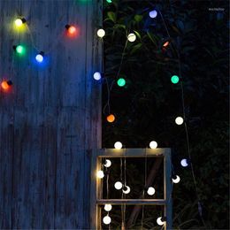 Strings Holiday Lighting 10m 5m Multicolor Bulb String With Hooks Led Lights Christmas Decorations For Home Fairy Garland