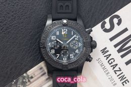 2022 BLSFactory watch A brand NEW 45MM Titanium material Cal.7750 chronography Automatic Movement Wristwatches Waterproof Super Luminous