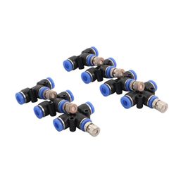 Watering Equipments 50Pcs/lot 6mm Atomization Misting Fog Nozzles with Quick Access Tee Connector Garden Landscaping Irrigation Sprayers 220902