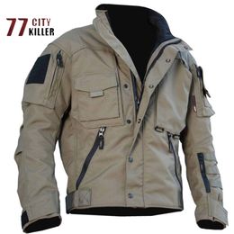 Mens Jackets Military Tactical Mens Jacket Spring and Autumn Casual Fashion Baseball Uniform Man Outdoor Sports Tops Thin Section 220902
