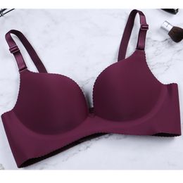 Bras Arrival Wire Free For Women Sexy lette Seamless Hollow Push Up Comfortable Breathable Lingerie 220902