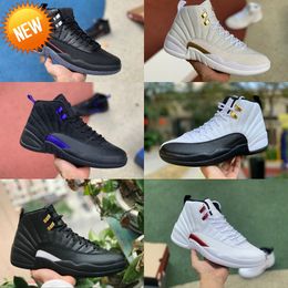 ovo 12 shoes Canada - basketball Running Shoes Basketball Shoes 2022 Jumpman Utility Grind 12 12s Mens High Basketball Shoes Twist Gold Indigo Flu Game Dark Concord Royalty OVO White The
