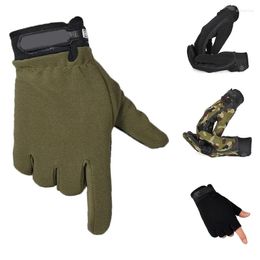 Cycling Gloves Outdoor Tactical Half Finger Sports Fitness Hiking Riding Military Women Men's